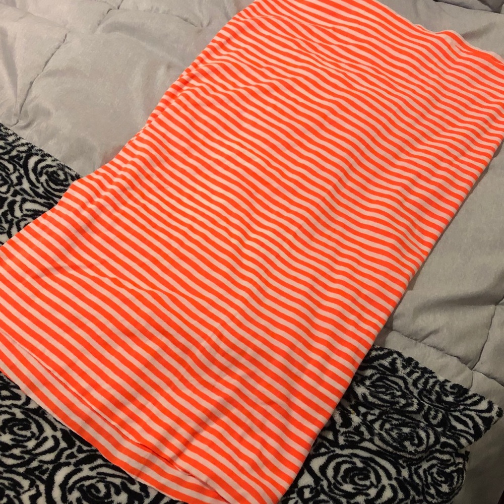Neon Orange Infinity Scarf